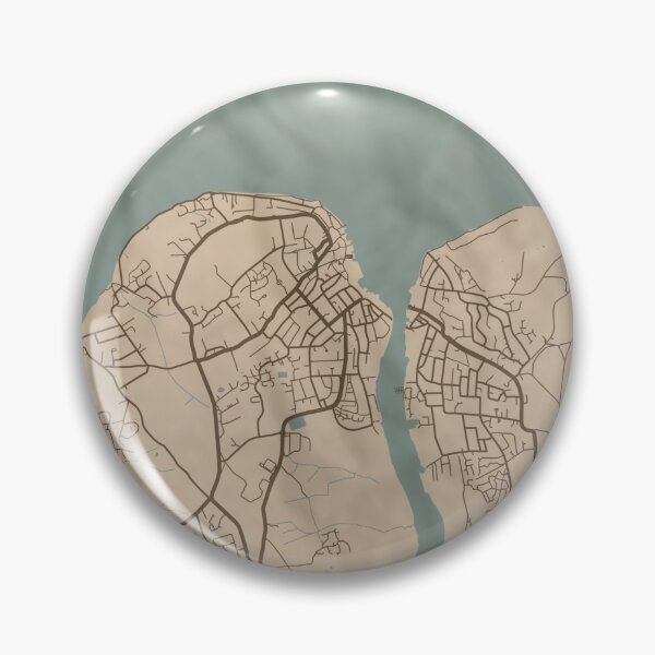 Item preview, Cowes Sepia Map designed and sold by CPTVDesign.