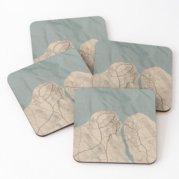 Item preview, Cowes Sepia Map designed and sold by CPTVDesign.