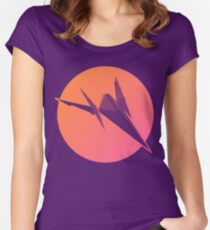 Sunset Arwing Women's Fitted Scoop T-Shirt