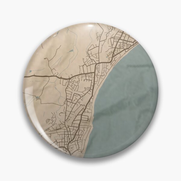 Item preview, Shanklin Sepia Map designed and sold by CPTVDesign.