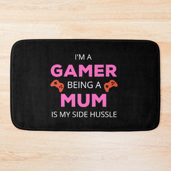 Item preview, I'm a Gamer Being A Mum Is My Side Hussle, Mother's Day gift for a gamer mum designed and sold by GulQari.