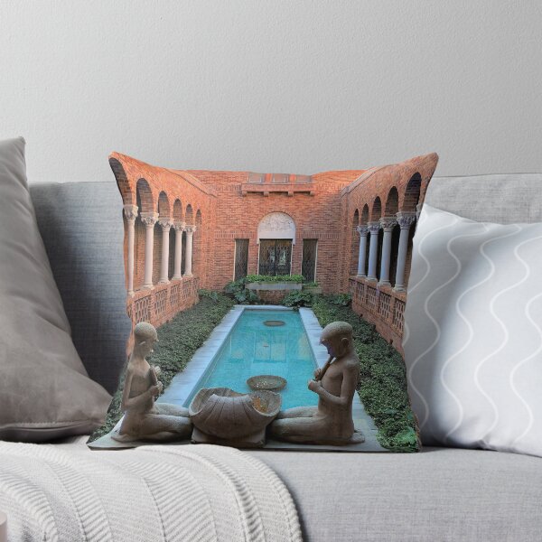 Item preview, University of Oregon JSMA Courtyard Satyrs designed and sold by RedJayTreasures.