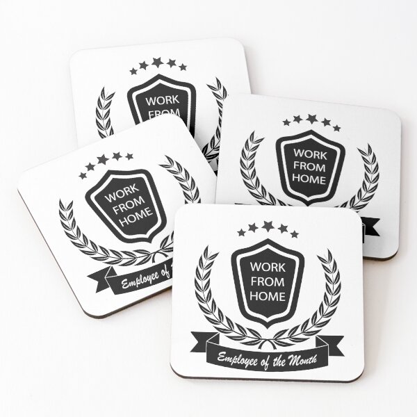 Item preview, Work from Home Employee of the Month designed and sold by Dawooddart.