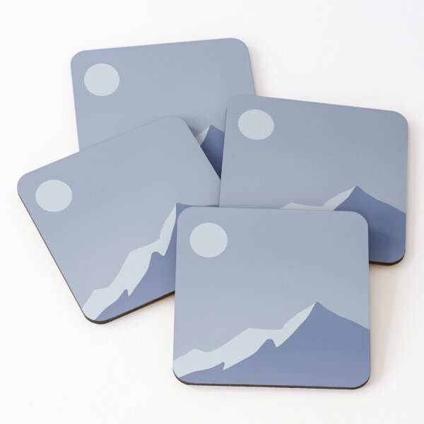 Item preview, Mountains in Full Moon designed and sold by POCOartDesign.