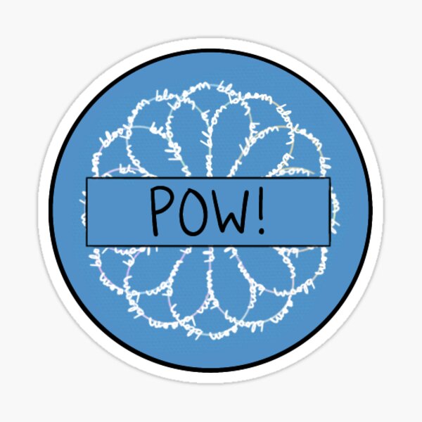 "bloom bloom pow!" Sticker by kyabrogdon Redbubble