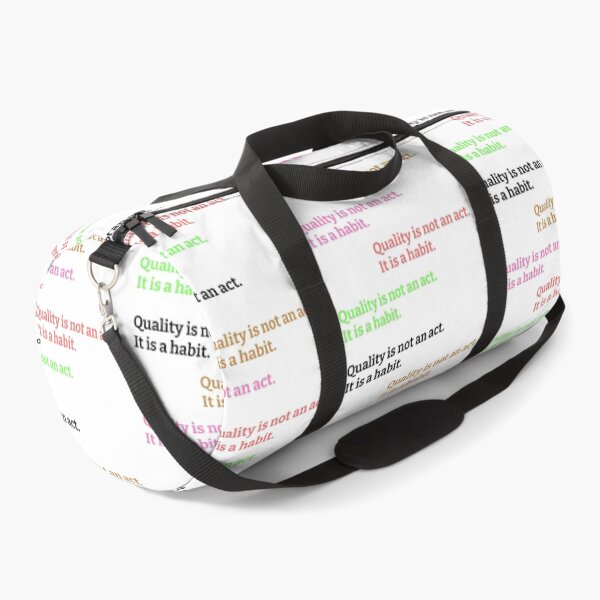 Item preview, Quality Is Not An Act It Is A Habit Sticker Pack designed and sold by kickwear-com.