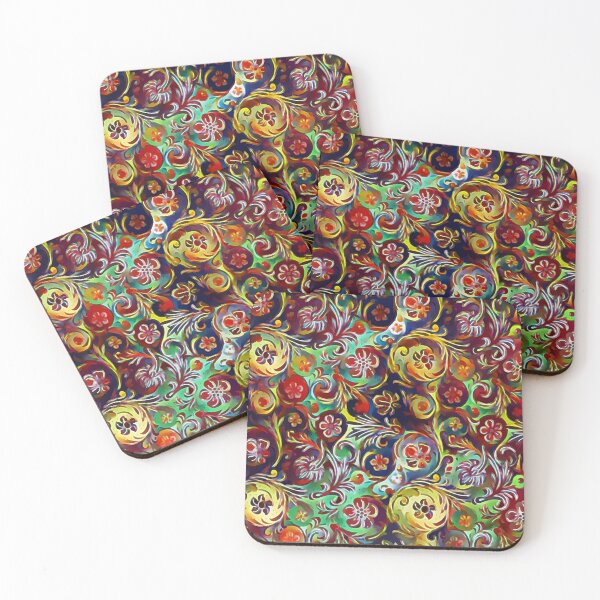 Item preview, Colourful Flower Pattern designed and sold by ClassicalAnime.