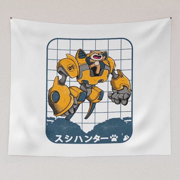 Item preview, Mecha Sushi Cat Hunter designed and sold by pixeldsigns.