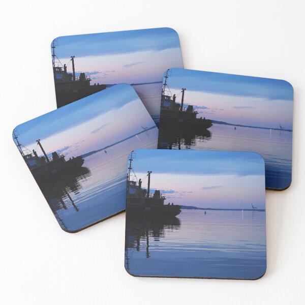 Item preview, Sunset over Tugboat designed and sold by Exist-with-me.