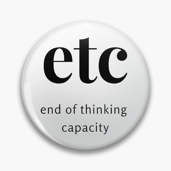 Item preview, Etc- End Of Thinking Capacity  designed and sold by artesiaKT.