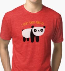 Regular Panda Tri-blend T-Shirt