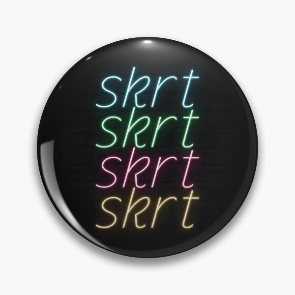 Item preview, Skrt Skrt Skrt Skrt Neon Text designed and sold by dylanxh.
