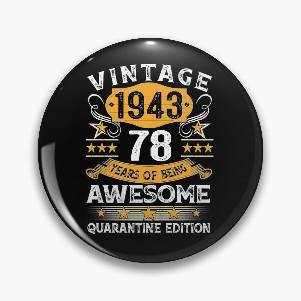 Item preview, 78 Years Old Gift Vintage 1943 78th Birthday Quarantine designed and sold by anniversaryshop.
