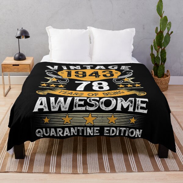 Item preview, 78 Years Old Gift Vintage 1943 78th Birthday Quarantine designed and sold by anniversaryshop.