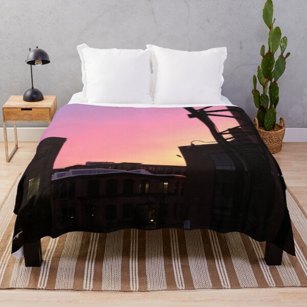 Item preview, Pink Sunset Over Historic Mill designed and sold by Christina Boiardi.