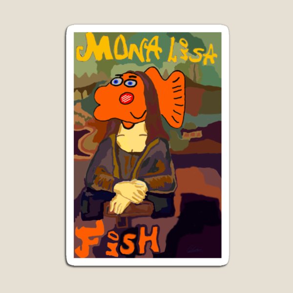 Item preview, The Mona Lisa Fish designed and sold by Tpsic.