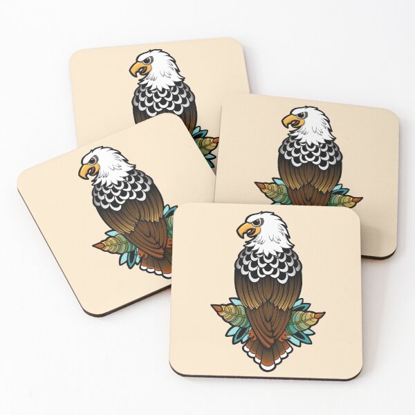 Item preview, Neo-Traditional Eagle Tattoo, Vector Illustration designed and sold by Wendy Bazuta.