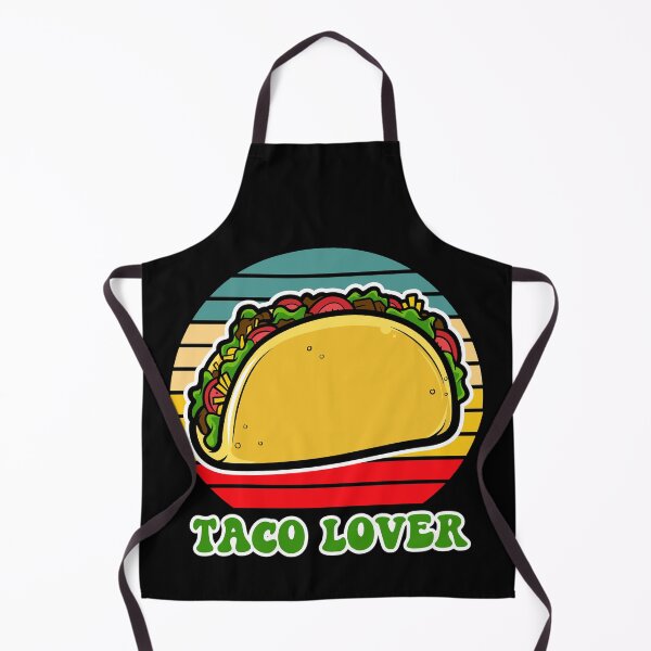 Item preview, Taco Lover Retro Sunset Mexican Fast Food designed and sold by TheButtonCrew.