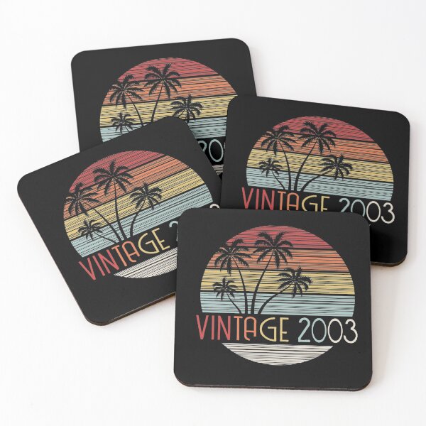 Item preview, Vintage 2003 Sunset Palm Tree 18 Year Old Gift 18th Birthday designed and sold by anniversaryshop.