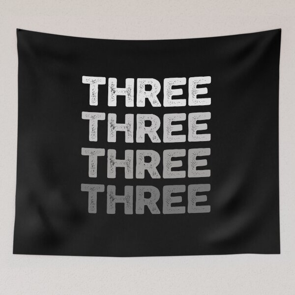 Item preview, 3rd Kids Birthday, Adults Favorite Number Three, Sports Grey designed and sold by The Princess Saves Herself.