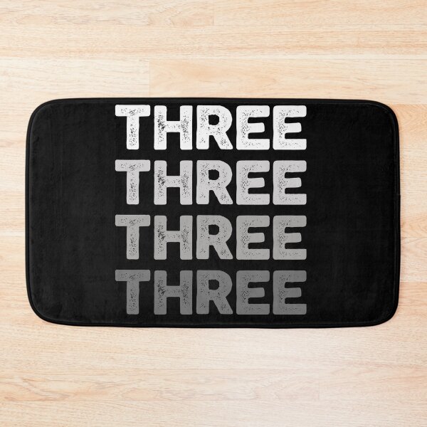 Item preview, 3rd Kids Birthday, Adults Favorite Number Three, Sports Grey designed and sold by The Princess Saves Herself.