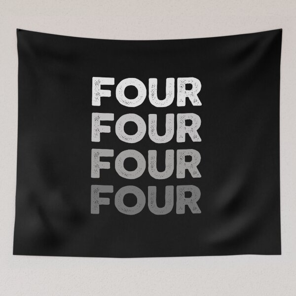 Item preview, 4th Kids Birthday, Adults Favorite Number Four, Sports Grey designed and sold by The Princess Saves Herself.