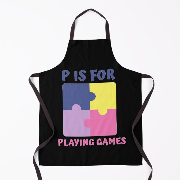 Item preview, p is for playing games designed and sold by Dreamofstyle7.