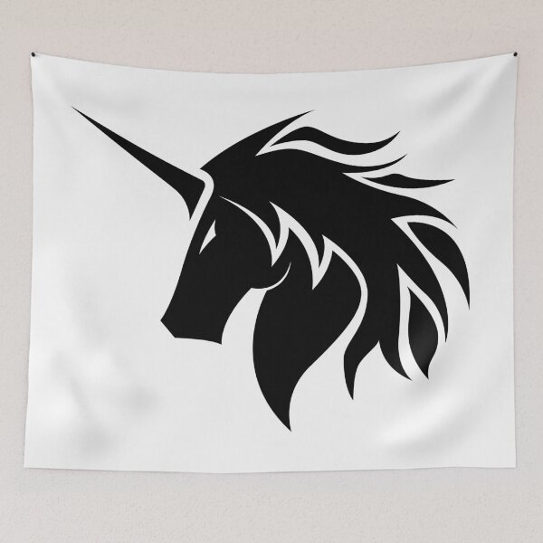 Item preview, Iconic Unicorn in Black designed and sold by JSNGNE.