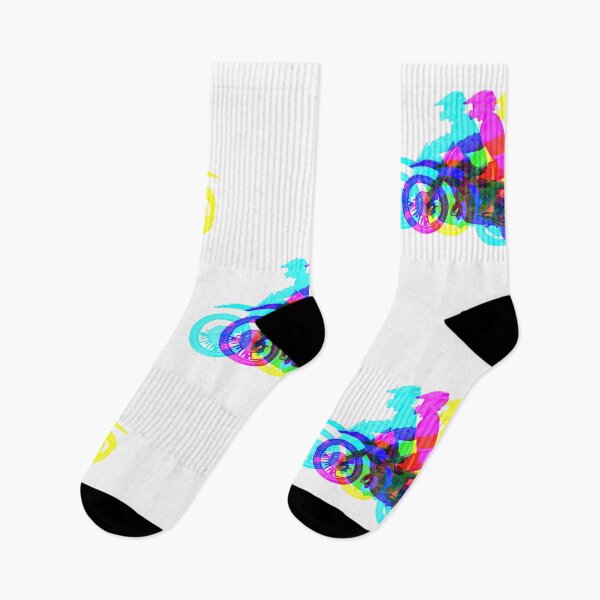 Artikelvorschau, Glitch Dirt Bike Rider Design entworfen und verkauft von Pique-Interest.