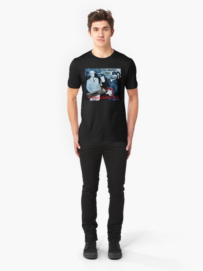 Alternate view of The Single Bullet Blues Band Slim Fit T-Shirt