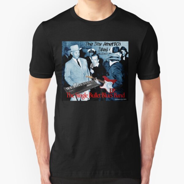 The Single Bullet Blues Band Slim Fit T-Shirt