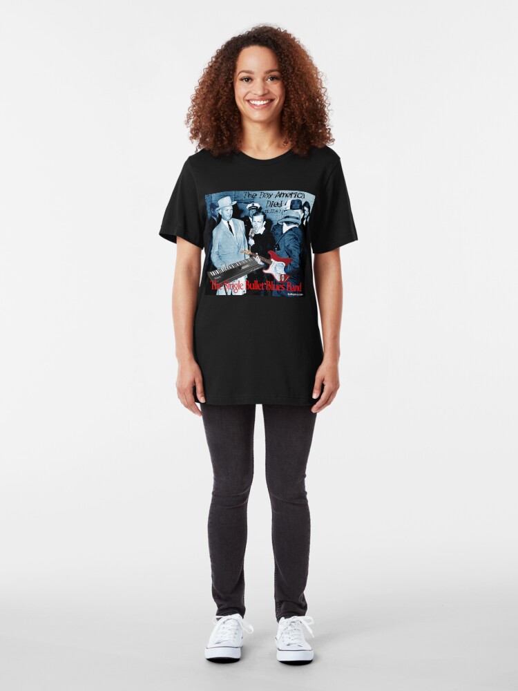Alternate view of The Single Bullet Blues Band Slim Fit T-Shirt