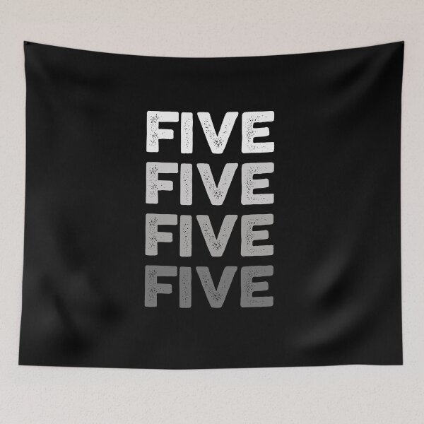 Item preview, 5th Kids Birthday, Adults Favorite Number Five, Sports Grey designed and sold by The Princess Saves Herself.