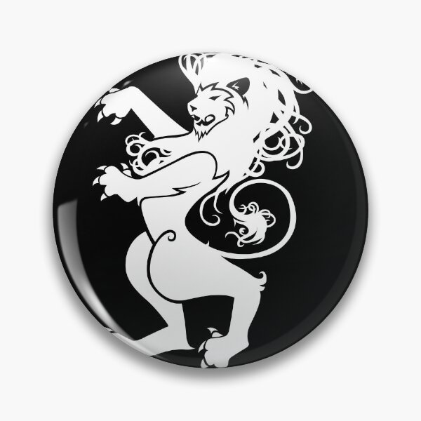Aperçu de l'œuvre Lion rampant en blanc créée et vendue par JSNGNE.