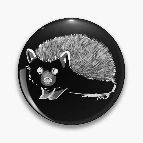 Artikelvorschau, Wer bist du? Odd Little Hedgehog Brushwork Aquarell - Weiß entworfen und verkauft von AcuteLines.