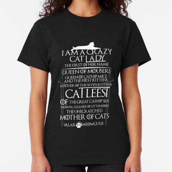 CAT LADY GRUMPY CAT Cool T Shirt Funny Unisex Mens Ladies Top Fashion Joke GIft.