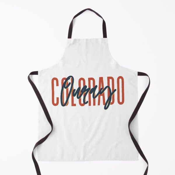Item preview, Ouray Colorado // Script Design // State Flag Colors designed and sold by KylieBeth Designs.