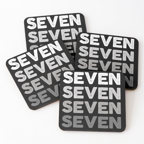 Item preview, 7th Kids Birthday, Adults Favorite Number Seven, Sports Grey designed and sold by The Princess Saves Herself.