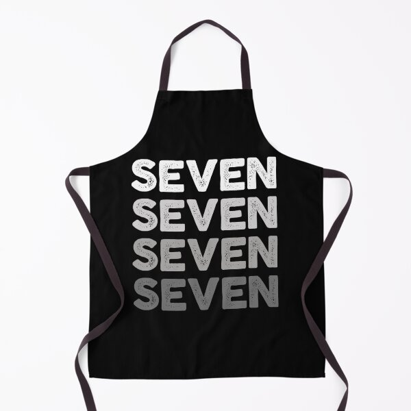 Item preview, 7th Kids Birthday, Adults Favorite Number Seven, Sports Grey designed and sold by The Princess Saves Herself.