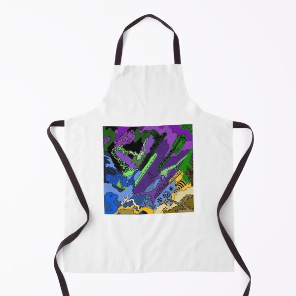 Item preview, Abstract seaside doodles designed and sold by emmuk74.