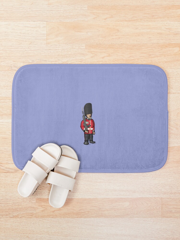 Thumbnail 1 of 6, Bath Mat, Buckingham Guard designed and sold by foojer.