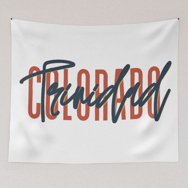 Artikelvorschau, Trinidad Colorado // Skriptdesign // Farben der Staatsflagge entworfen und verkauft von KylieBeth Designs.