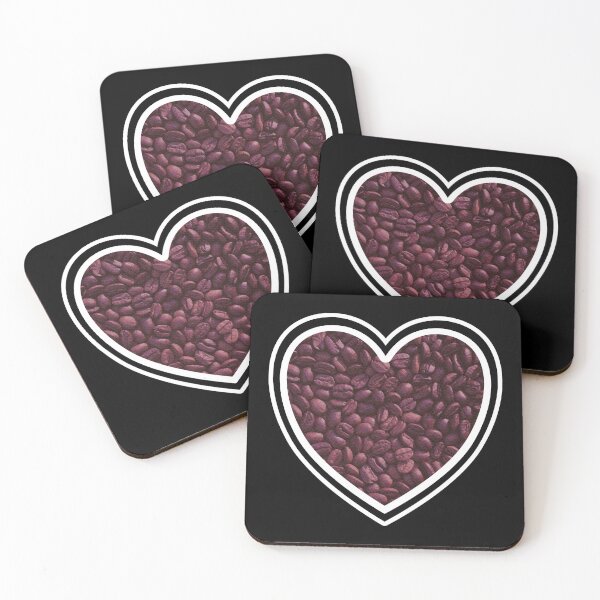 Item preview, Heart Symbol with Coffee Beans designed and sold by dylanxh.