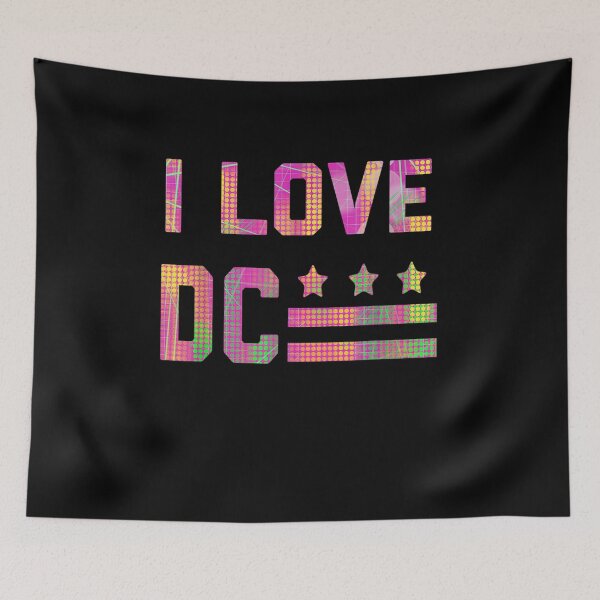Aperçu de l'œuvre Néon Washington Dc Native I Love My Hometown Present créée et vendue par aguilaro.