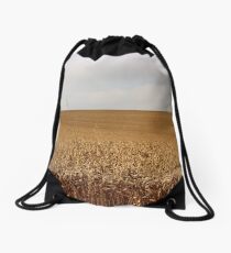 Golden Field Drawstring Bag