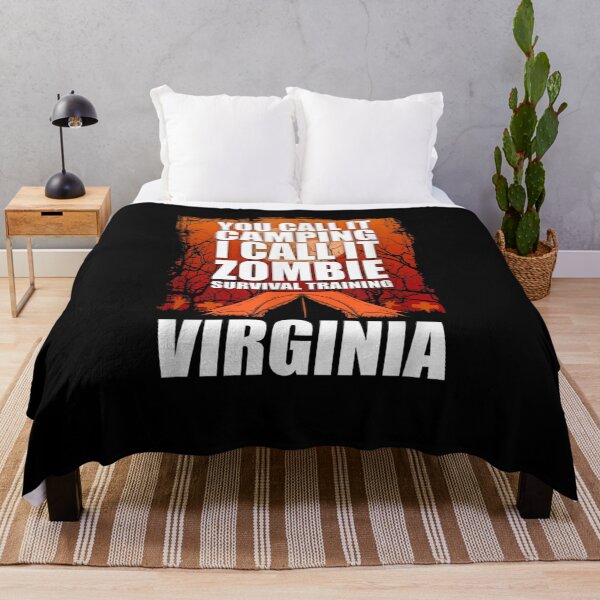 Item preview, Zombie Survival Training Virginia Souvenir Camping Forest designed and sold by aguilaro.