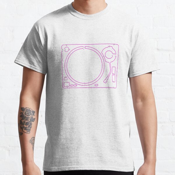 Neon Turntable 2 - 3D Art Classic T-Shirt