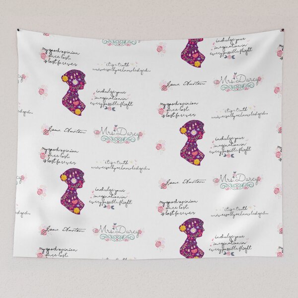 Item preview, Pride and Prejudice Watercolor Quote Pack designed and sold by MandyRosko.
