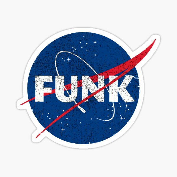 Space Funk - Distressed Sticker
