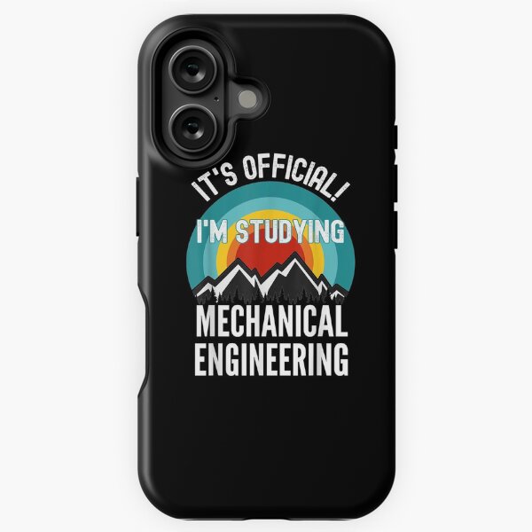 Vista previa del artículo con la obra «Es oficial Estoy estudiando tecnología de ingeniería mecánica», diseñado y vendido por aguilaro.